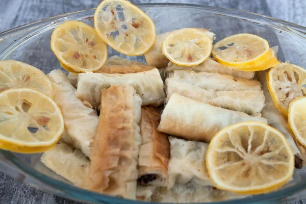 Sweet Pastry with Walnuts — Stock Photo, Image