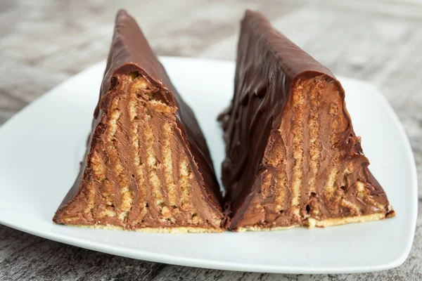 Piramide zoals chocolade snoep — Stockfoto