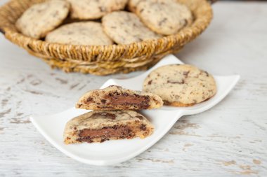 Pasta Nutella ve çikolata ile