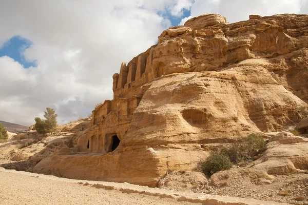 Paisaje cerca de Petra en el Reino Hachemita de Jordania — Foto de Stock