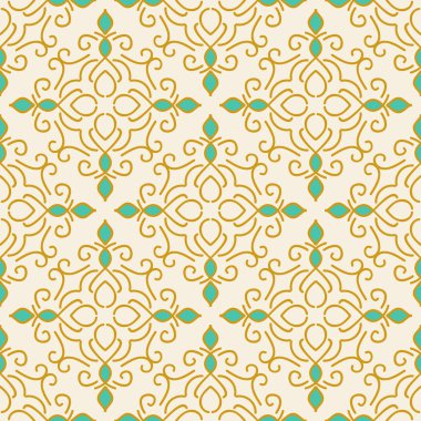 Renkli Fas fayans süsler. Vektör çizim