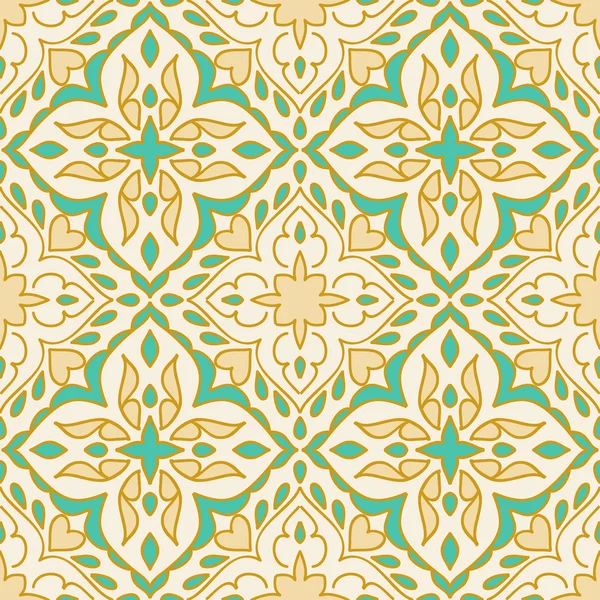 Colorful Moroccan tiles ornaments. Vector illustration Stock Vector