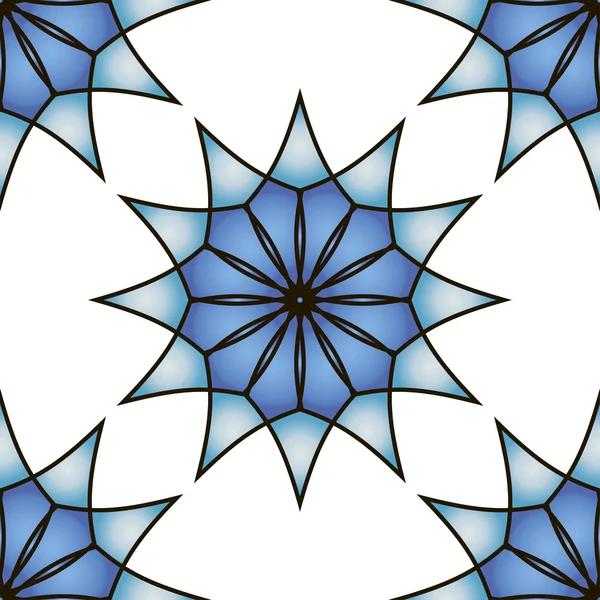 Světlé marocké dekorativní ornament — Stockový vektor