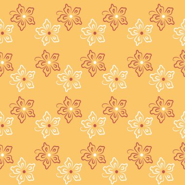 Dikişsiz çiçek deseni