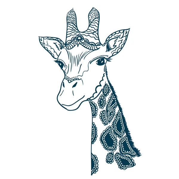 Giraffe голова — стоковий вектор