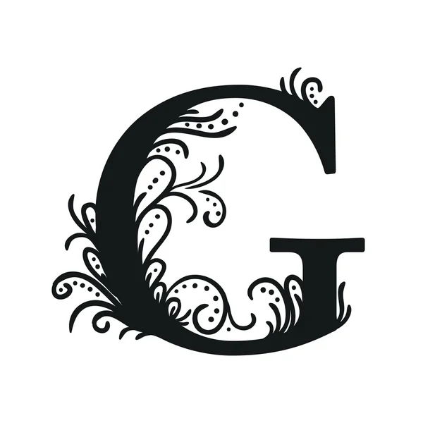 Calligraphie stylisée G — Image vectorielle