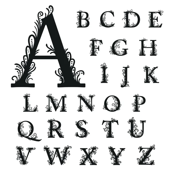 Ensemble d'Alphabet — Image vectorielle