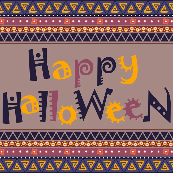 Feliz tarjeta de Halloween — Archivo Imágenes Vectoriales