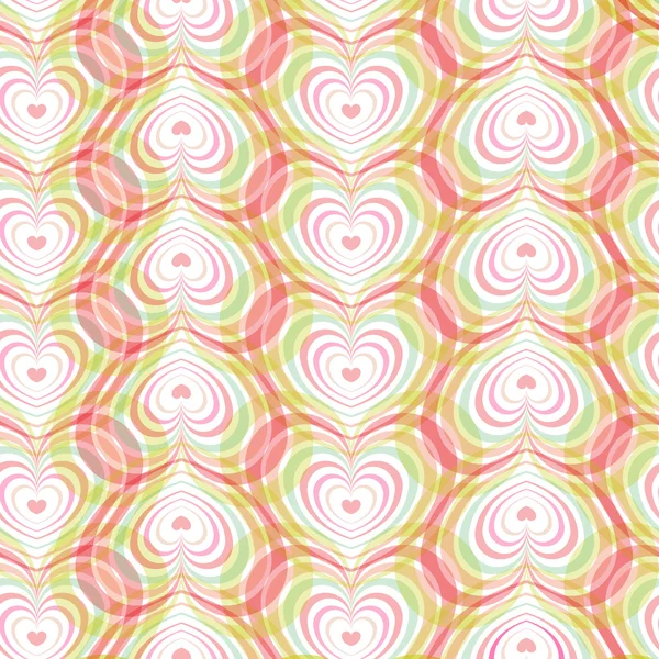 Fondo de pantalla con corazones. — Vector de stock