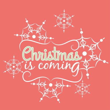 Noel yaklaşan kartıdır