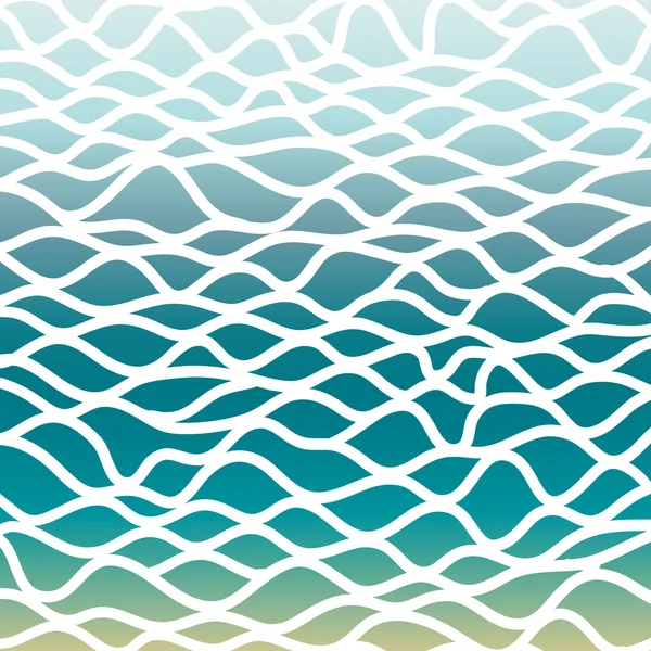 Blauer Hintergrund mit Wellen. — Stockvektor