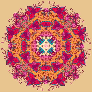 Dekoratif yuvarlak dantel modeli