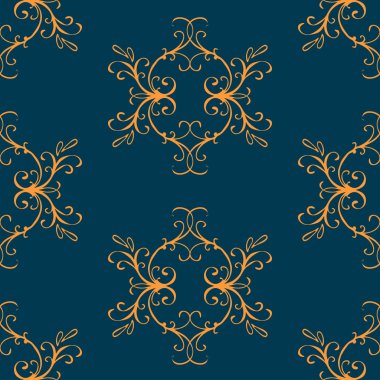 Lüks Dikişsiz vintage desen