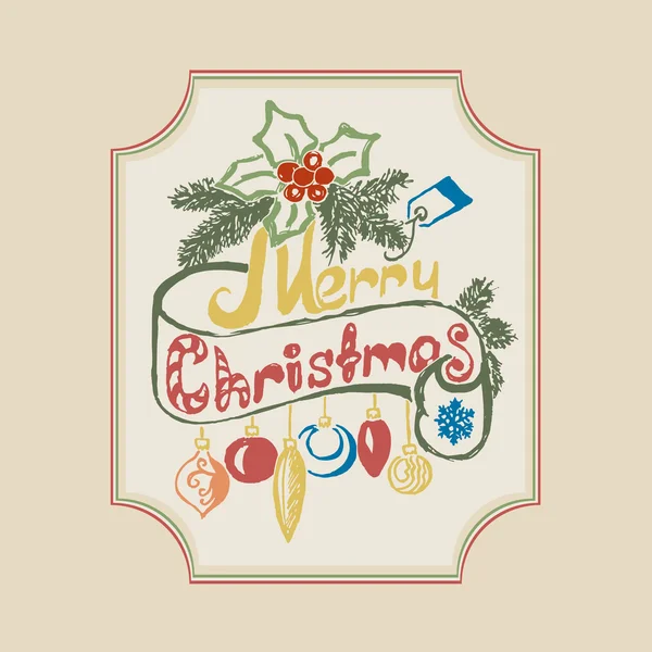 Elemento de diseño Navidad — Archivo Imágenes Vectoriales