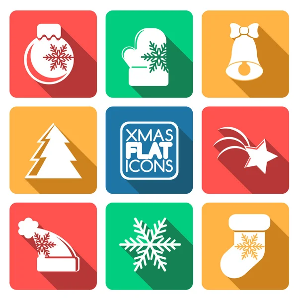 Bir dizi Noel elementi.