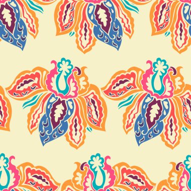 soyut çiçek desenli.