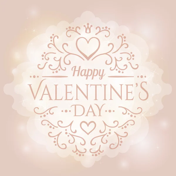 Valentine's Day card — Stock Vector