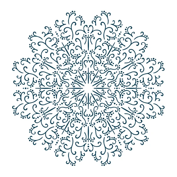 Ornamental round pattern — Stock Vector
