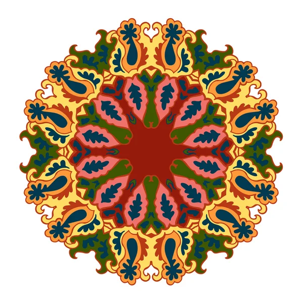 Patrón redondo ornamental — Archivo Imágenes Vectoriales