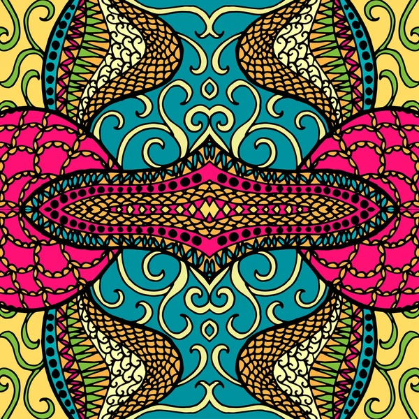 Kaleidoscope doodle design — Stock Vector