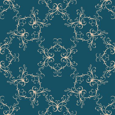 Vintage çiçek desenli