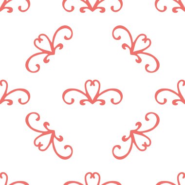 Vintage Sevgililer günü desen