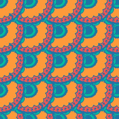 Vintage desen ile sorunsuz