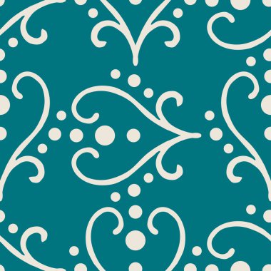 Vintage desen ile sorunsuz