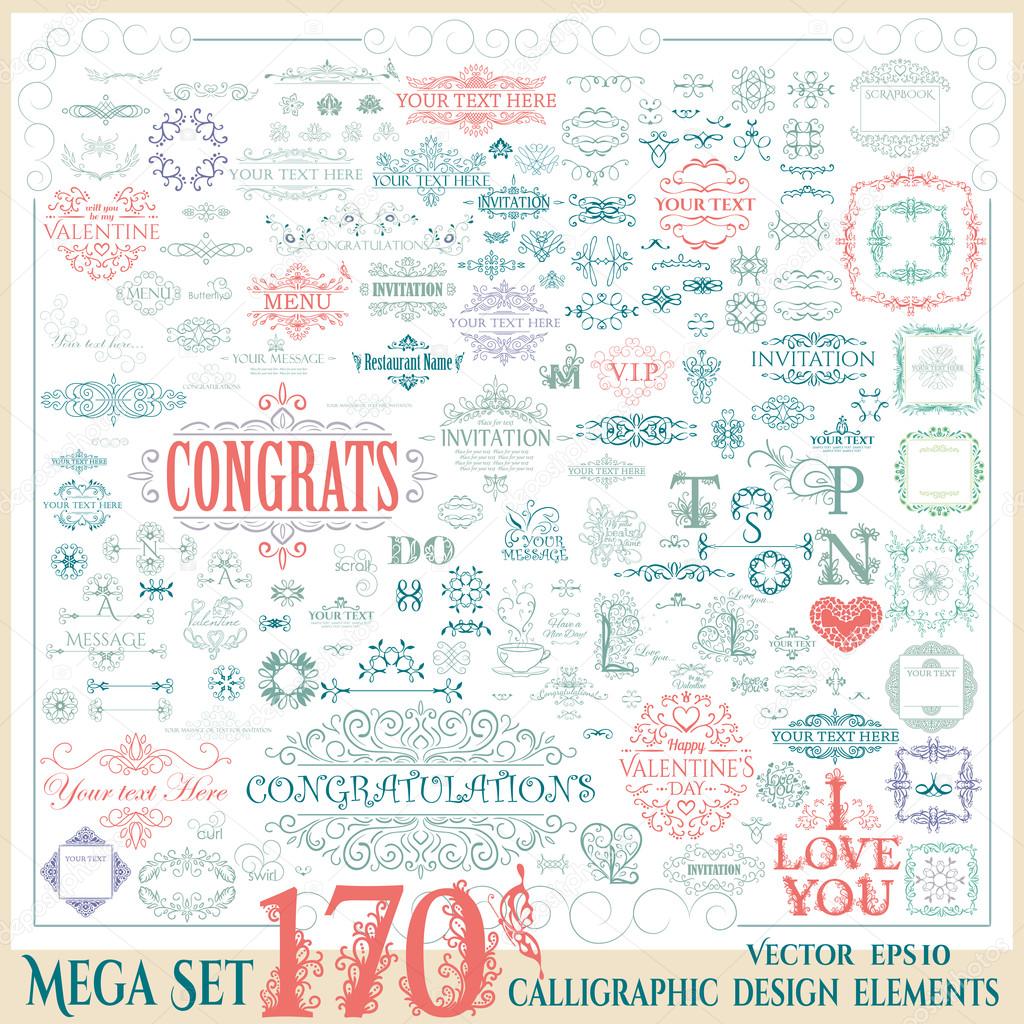 Mega set of 170 elements
