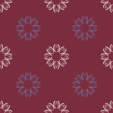 Vintage çiçek desenli.