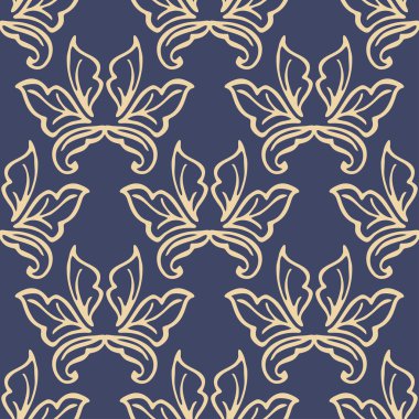 Vintage çiçek desenli.