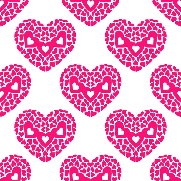 Valentines Day pattern — Stock Vector