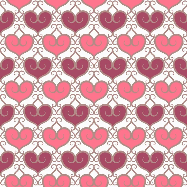 Valentines Day pattern — Stock Vector