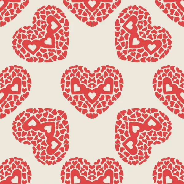 Valentines Day pattern — Stock Vector