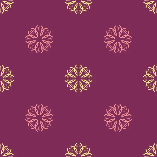 Vintage bloemmotief. — Stockvector