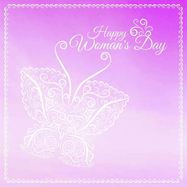 Happy Women's Day — Stock Vector