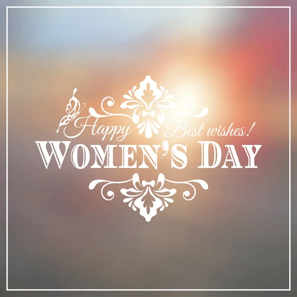 Happy Women's Day background — Stock Vector