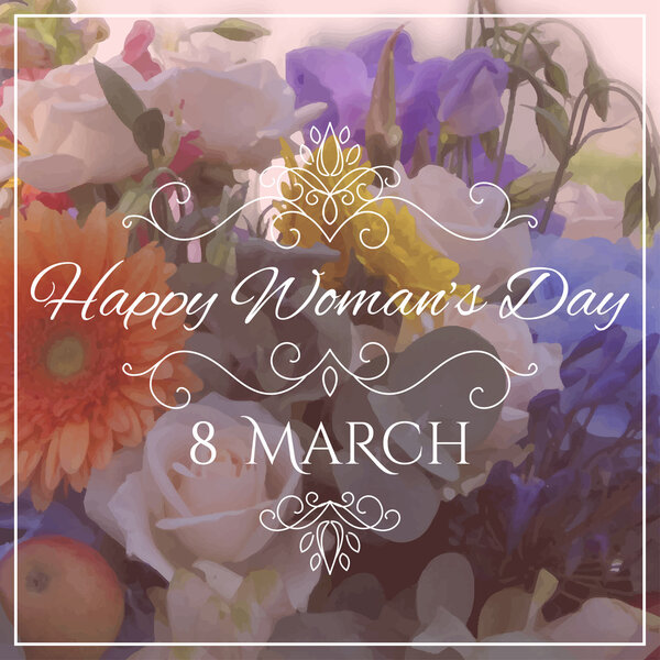 Happy Women's Day background
