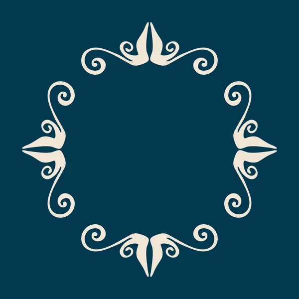 Декоративная винтажная рама — стоковый вектор