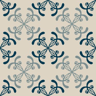 Vintage çiçek deseni ile sorunsuz