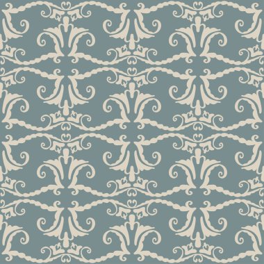 Vintage çiçek deseni ile sorunsuz