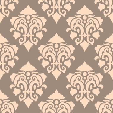 Vintage çiçek deseni ile sorunsuz