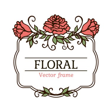 Kaligrafi çerçeve çiçekli