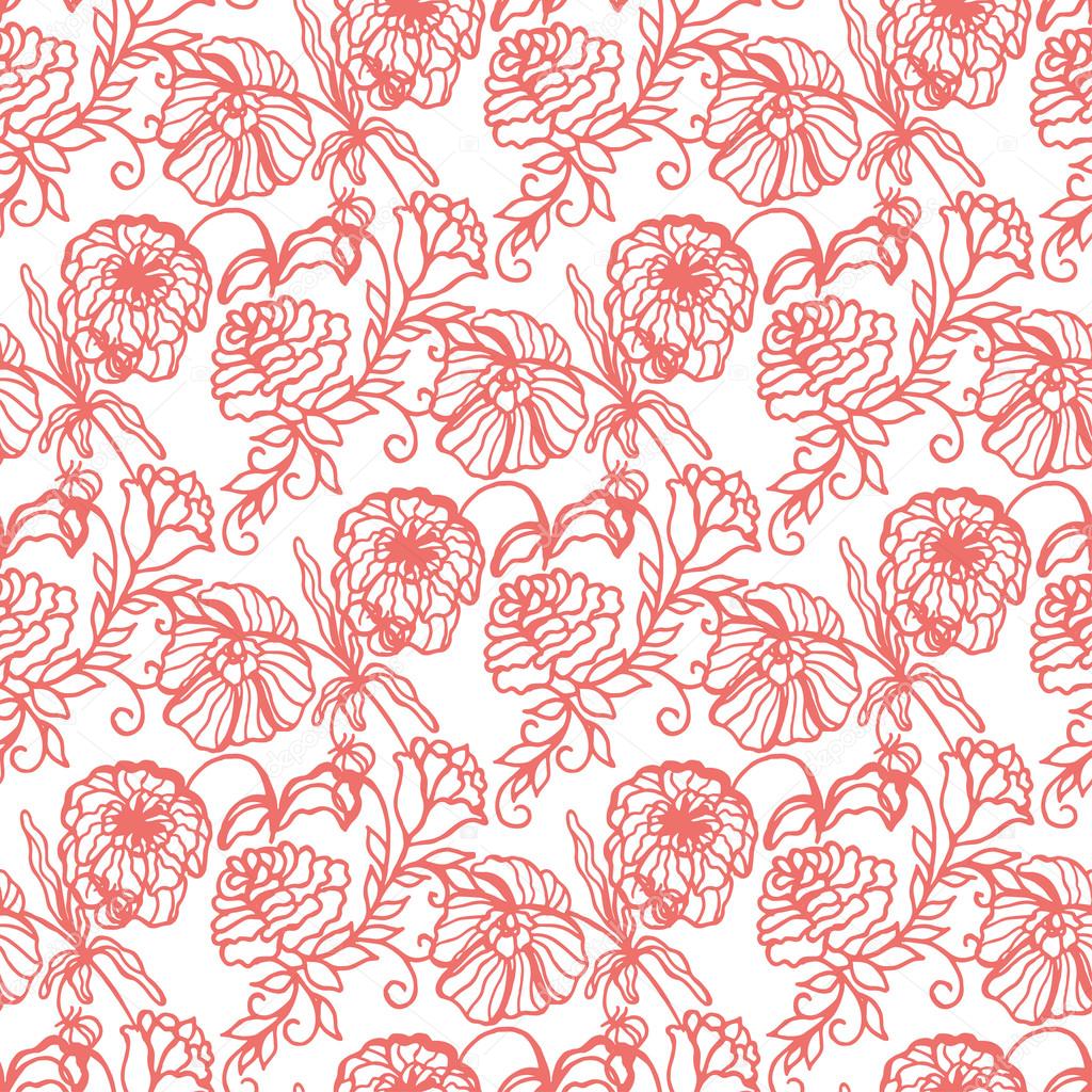 Vintage floral pattern