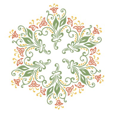 arka çiçekli çerçeve