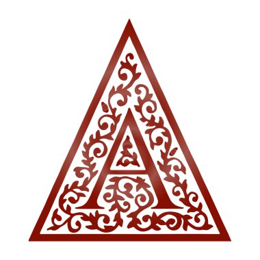 bir mektup çiçek yazı tipi