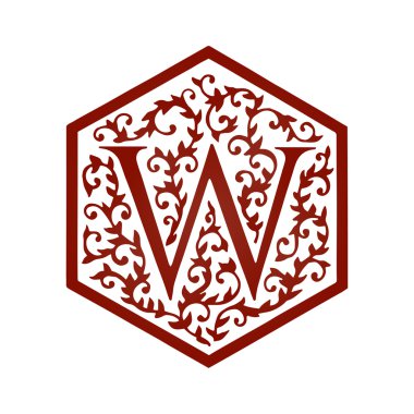 w harfi çiçek yazı tipi