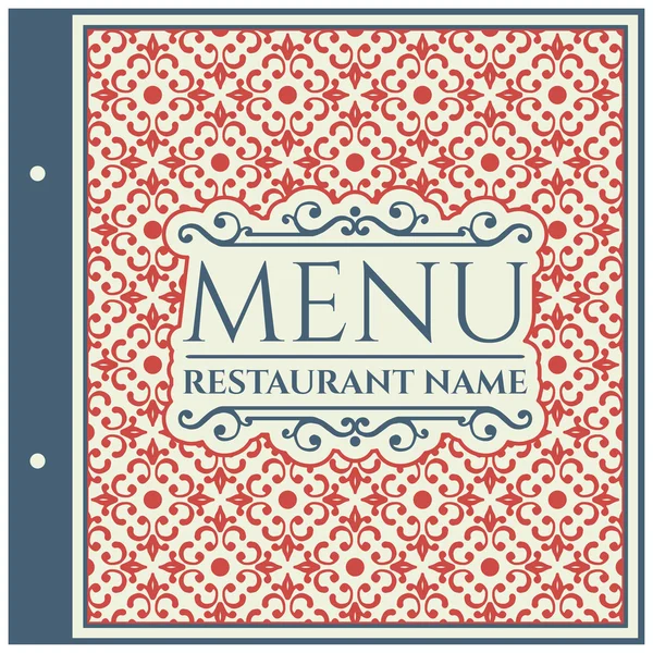 Plantilla de restaurante Menú — Vector de stock