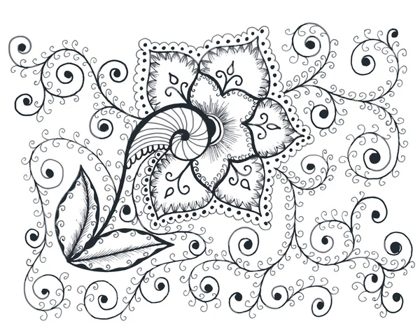 Card floral creativ — Vector de stoc
