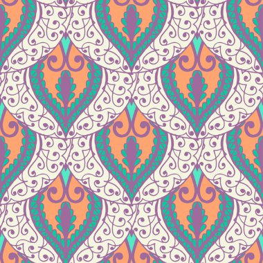 Vintage çiçek deseni ile sorunsuz